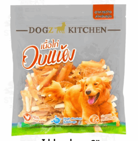 Dogz Kltchen Dog Treats JHA06 - ขนมสุนัข เนื้อไก่ห่อแท่งนม 380g (12158)