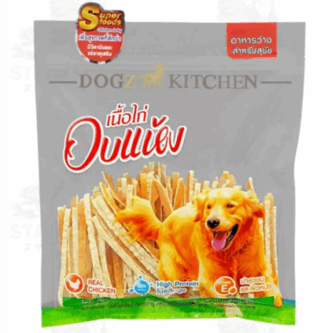 Dogz Kltchen Dog Treats JHA07 - ขนมสุนัข สันในไก่ผสมปลา 340g (9390)