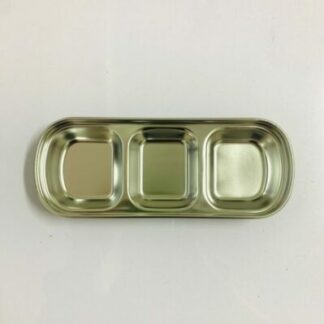SOOS Stainless Bowl - ถ้วยสแตนเลส 3 หลุม (20x8x2.5cm) (236846)
