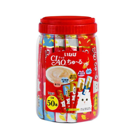 Ciao Churu Tuna Variety TSC-11T - ขนมแมวเลียรวมรสปลาทูน่า 700g