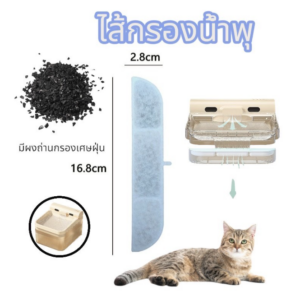 Pet Water Fountain Filter - ไส้กรองน้ำพุแมว (240598)