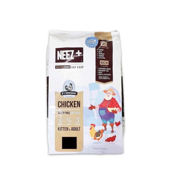 NEEZ+ Grain Free Formula Cat Food - อาหารแมวรสไก่ 1kg (253352)