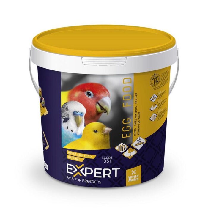 Expert Moist Egg Food Original - อาหารไข่อบแห้งเสริมโปรตีน สูตรออริจินอล 100g (แบ่งขาย) (9887)