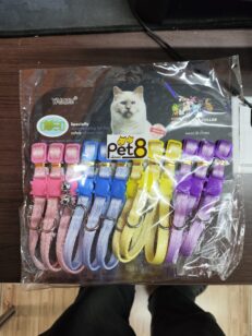 Pet8 Pet Collar GHC49 - ปลอกคอสัตว์เลี้ยง 10mm ลายผ้าไหม (406216)