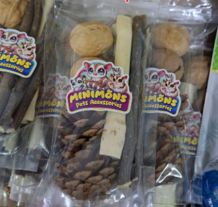 Collection of Toothpicks for Rodents - รวมของลับฟัน ไม้แอปเปิ้ล ลูกสน วอลนัท