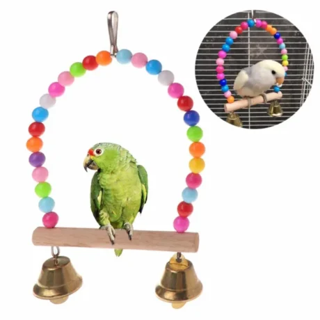 TBD Bird Toy Swing Bird Perch - ของเล่นนก คอนนกชิงช้า M (252553)