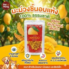 Pet Heng Mango Pieces - มะม่วงอบแห้งสำหรับสัตว์เลี้ยง