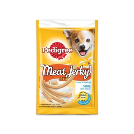 TBD Pedigree Meat Jerky Stix Milk Flavor - ขนมชนิดแท่งสำหรับสุนัขรสไก่นม 60g (261493)