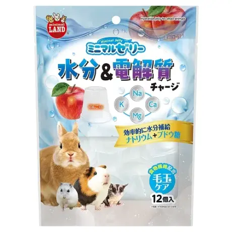 Minimal Land Apple-Flavored Electrolyte Jelly - เยลลี่เสริมเกลือแร่รสแอปเปิ้ล (15กรัม×12)(261256)