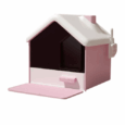 Cat Toilet House Shape - ห้องน้ำแมว ทรงหลังคาบ้านโมเดิร์น มีปล่องไฟ (46x41x47cm)(337784)