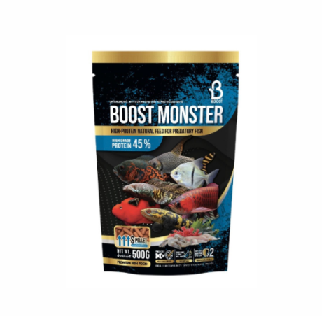 พบคำแนะนำในการเลือกกรงนกที่สมบูรณ์แบบ 10 Boost Monster S - อาหารปลาช่อนและอาหารปลากินเนื้อ เร่งโต เร่งสี ขนาดเม็ด 2-2.5mm 300g (261054)