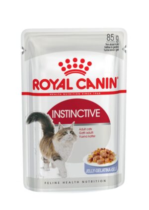 ormy1o Royal Canin Instinctive Jelly-Gelatina-Gele - อาหารแมวเปียกฟีไลน์ เฮลท์นูทริชั่น อินสทิงค์ทีฟในเจลลี่ 85g (264059)