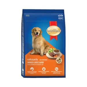 Smartheart Adult Smoked Liver Flavor - อาหารสุนัขโตทุกสายพันธุ์รสตับรมควัน 1.5kg (275125)