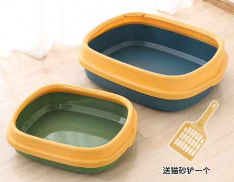 Cat Litter Box M - กระบะทรายแมว พร้อมที่ตัก ขนาดเล็ก (40x33x12cm) (279319)