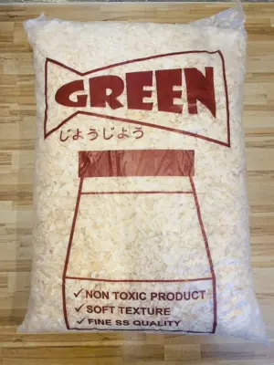 GREEN Natural Wood Bedding 300g [Brown]
