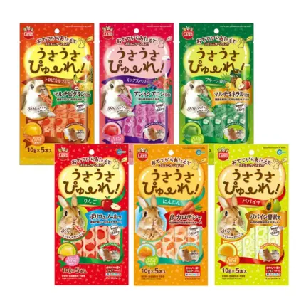 Minimal Land Rabbit 10g - ขนมเลียสำหรับกระต่ายรสผลไม้ 10 กรัม (1 ซอง) (279658)