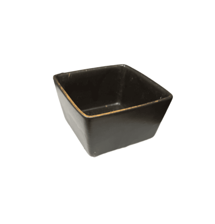 Ceramic - ถ้วยเซรามิคทรงสี่เหลี่ยม (3.75x2.5นิ้ว) (286760)