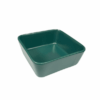 287329 Ceramic - ถ้วยเซรามิคทรงสี่เหลี่ยม 3.5นิ้ว สูง 1.3นิ้ว (286761)