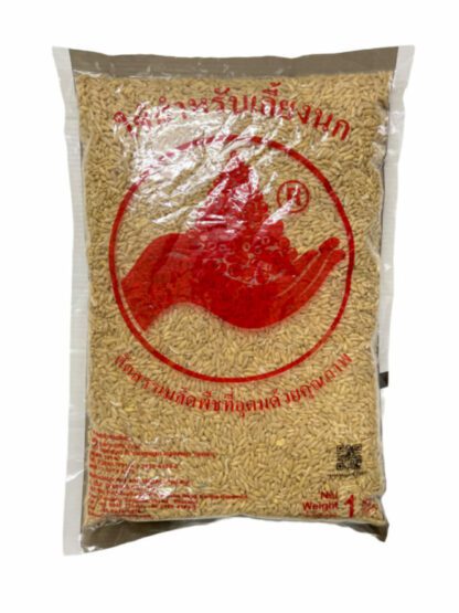 U.LEK Oat Bird Food 1kg - ข้าวโอ๊ต ตรามือ อาหารสำหรับนก 1กก. (291042)