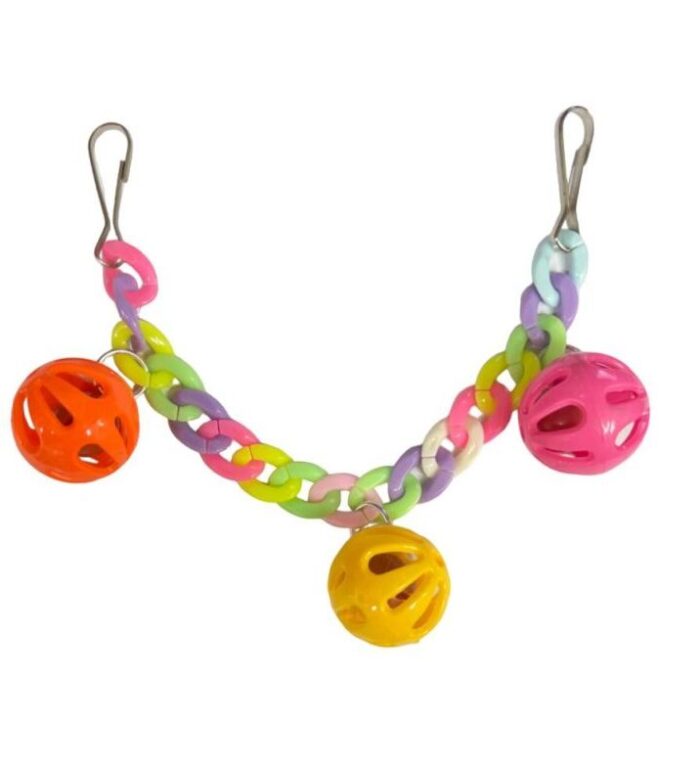 พบคำแนะนำในการเลือกกรงนกที่สมบูรณ์แบบ 9 TBD โซ่พาสเทลพร้อมกระดิ่ง (310247)