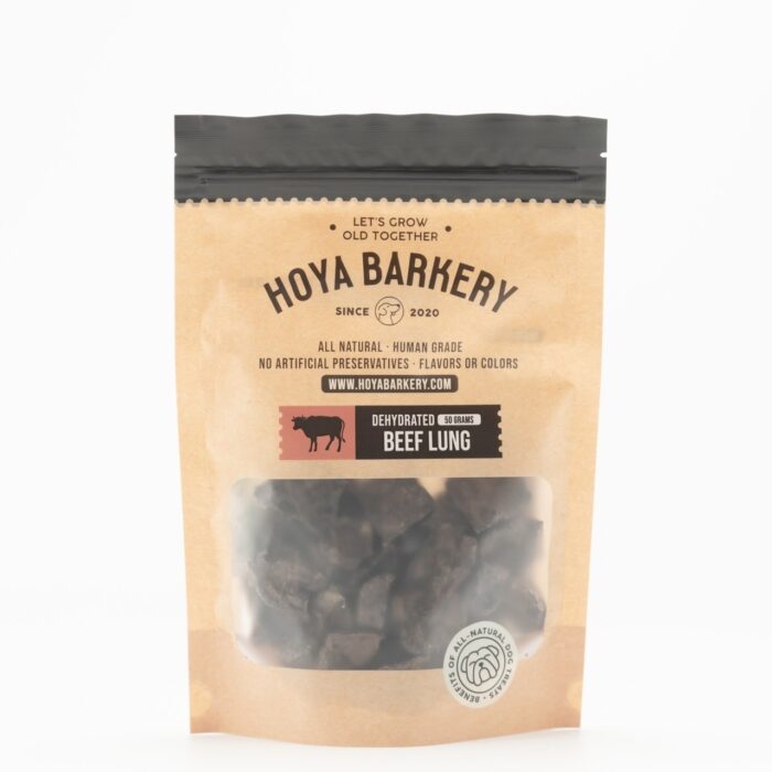 362440 Hoya Barkery Dehydrated Beef Lung - ปอดวัวอบแห้ง 50g (362440)
