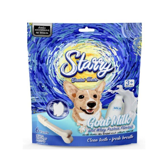 พบคำแนะนำในการเลือกกรงนกที่สมบูรณ์แบบ 9 Starry Dental Treats Goat Milk And Whey Protein Flavour - ขนมขัดฟันสุนัข ลดกลิ่นปาก รสนมแพะและเวย์โปรตีน 168g (308701)