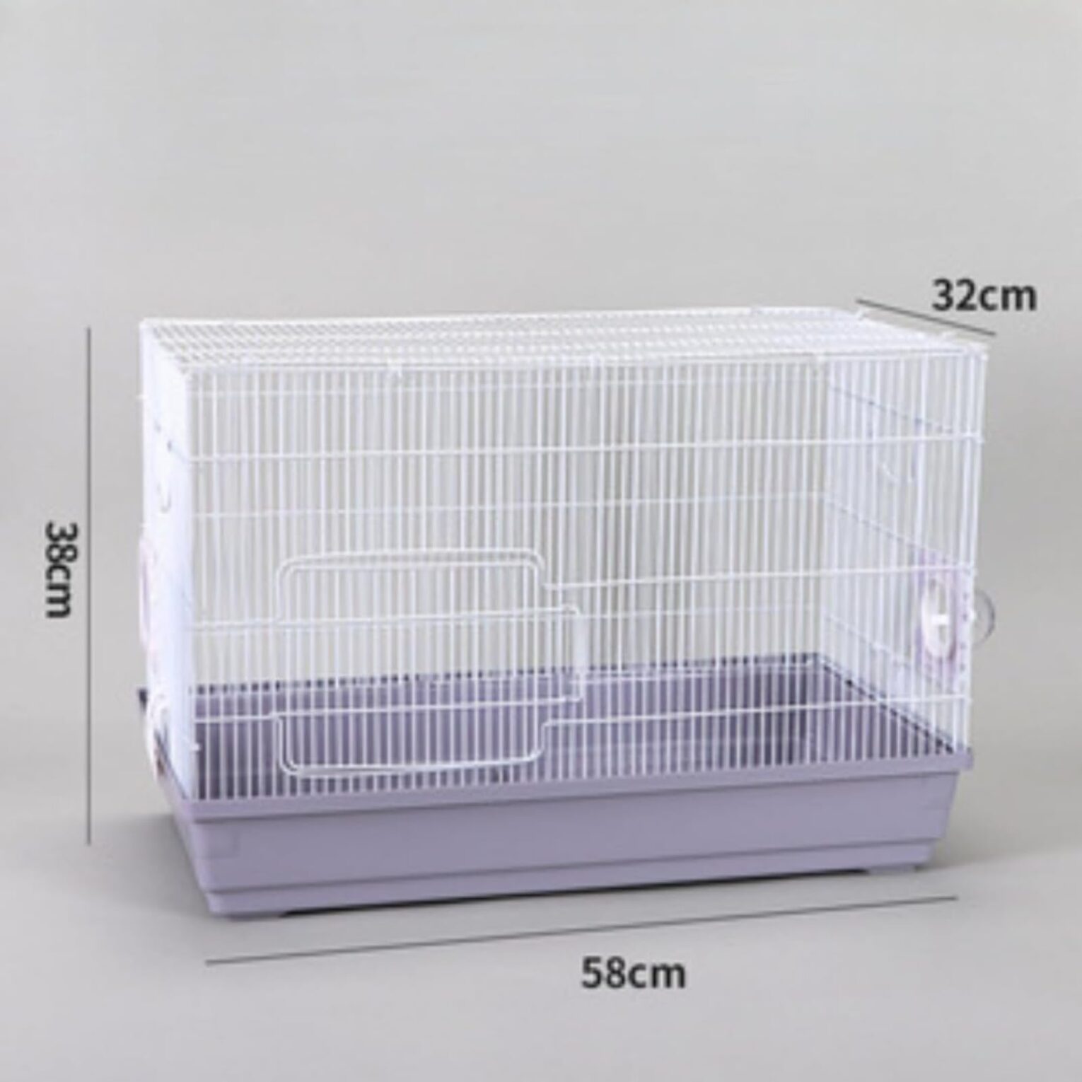 Morumaru Small Animal Cage - กรงสัตว์เลี้ยงซี่ลวด (58x32x38cm)