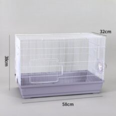 Morumaru Small Animal Cage - กรงสัตว์เลี้ยงซี่ลวด (58x32x38cm)