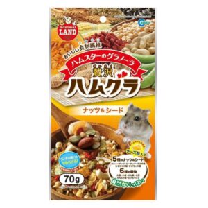 92c2e9e374d14ba2be0530283ef52c11 Minimal Land Hamster Food - อาหารเสริมสำหรับหนูแฮมสเตอร์ สูตรถั่วและธัญพืช 70g (306576)