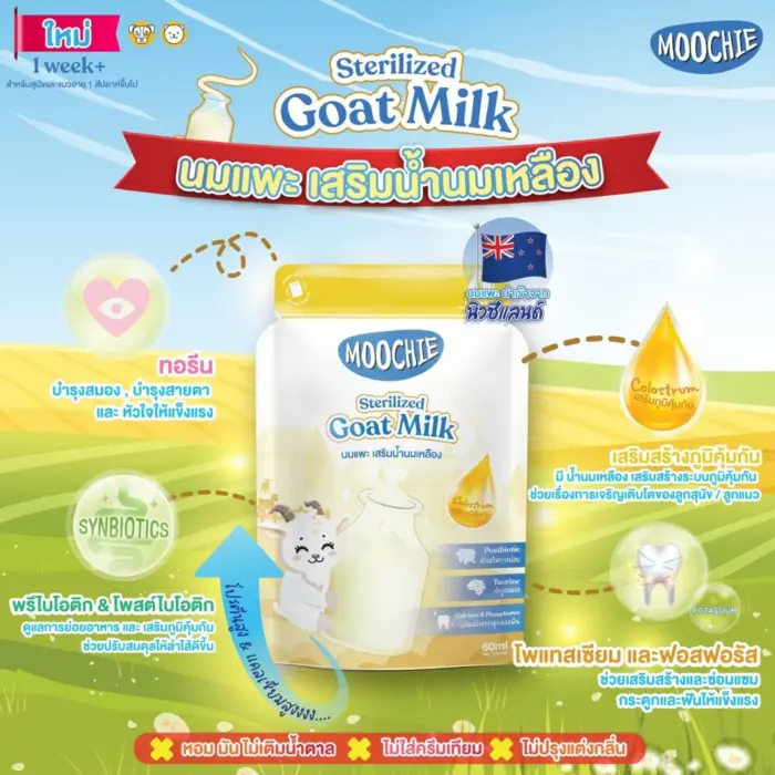 GM1 Moochie Moochie Sterilised Goat Milk 60ml