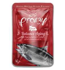Pramy Balance Aging Tuna Topping Salmon In Jelly 7+