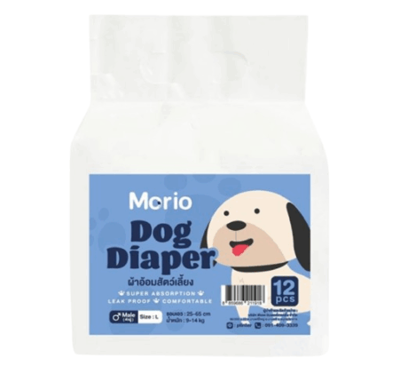 Morio Dog Diaper Male - ผ้าอ้อมสัตว์เลี้ยงสำหรับสุนัขตัวผู้