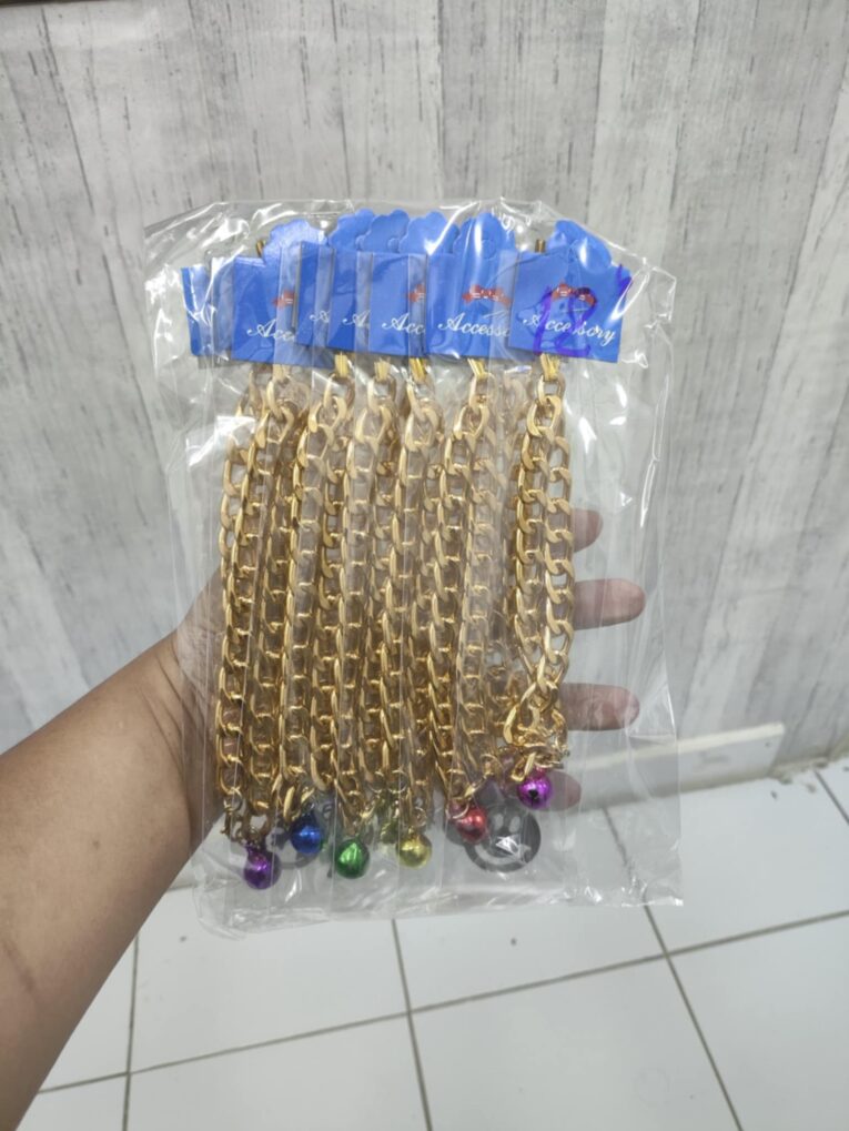 Pet Collar - ปลอกคอโซ่สีทอง