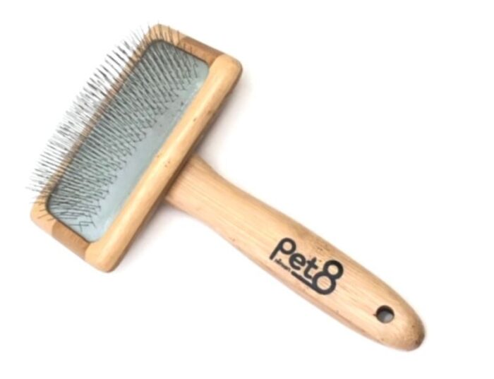 Pet8 Bamboo Slicker Brush - หวีแปรงขนสัตว์เลี้ยง L (306787)