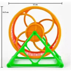 m1gBbILM Pet Wheel - ล้อวิ่งพลาสติกพร้อมฐานตั้ง 12cm (307693)