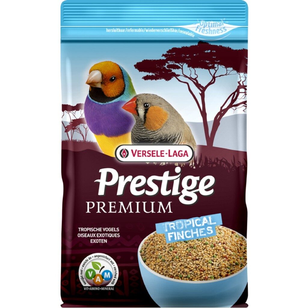 Versele-Laga Prestige Premium Tropical Finches - อาหารนกหงส์หยก ธัญพืชผสม สูตรพรีเมี่ยม 800g (320915)