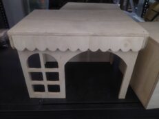 Wooden House - บ้านไม้กระต่าย ทรงบ้านหลังคาหยักใหญ่ (315991)