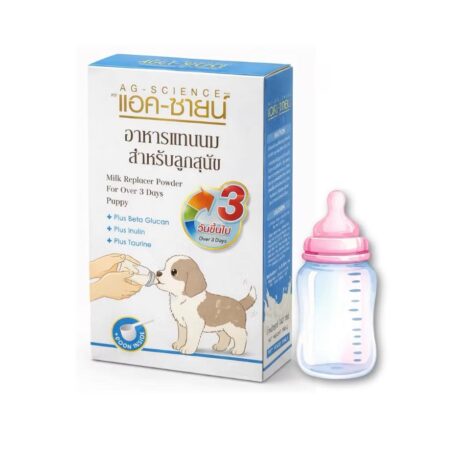 AG - SCIENCE Mlik Replacer Powder For Over 3day Puppy - นมผงทดแทนนมแม่สำหรับลูกสุนัขอายุมากกว่า 3 วัน 140g (318586)