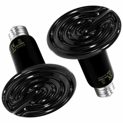 Large Ceramic Heat Lamp - หลอดไฟเซรามิคให้ความร้อนแบบหัวแบน 150w (313748)