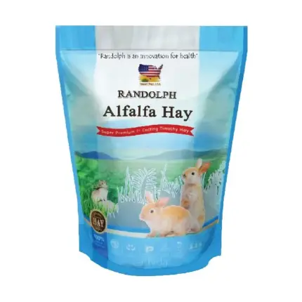 Randolph Super Premium 1st Cutting Alfalfa Hay 2.2lb - หญ้าอัลฟาฟ่า เกรดซุปเปอร์พรีเมี่ยม 1 กิโลกรัม