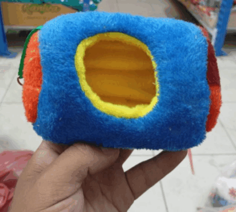 Sugar Glider Cradle No2 - เปลชูการ์ไกลเดอร์ ทรงขอนไม้ คละสี (316090)