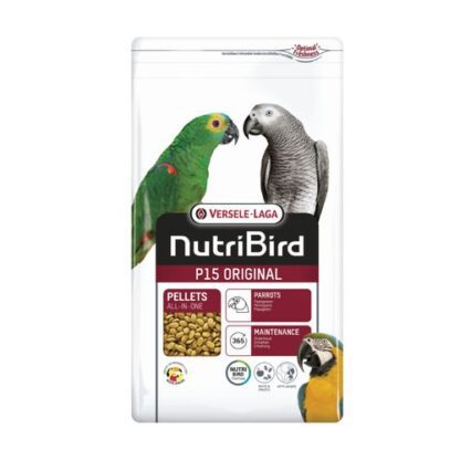 Versele-Laga Nutribird P15 Tropical - อาหารนกแก้วกลาง-ใหญ่ สูตรทรอปิคอล สำหรับนกแก้วทุกสายพันธุ์ 1kg (320900)