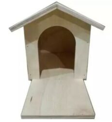 บ้านไม้นกแบบพื้นกลาง (17.5x30x16.5cm)(314277)