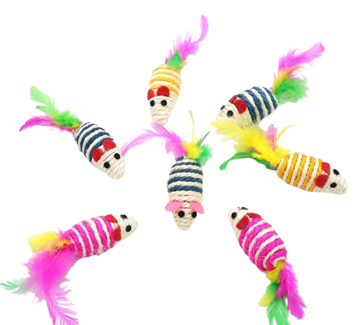 TBD Cat Toy - หนูเชือกของเล่น 7cm (312922)