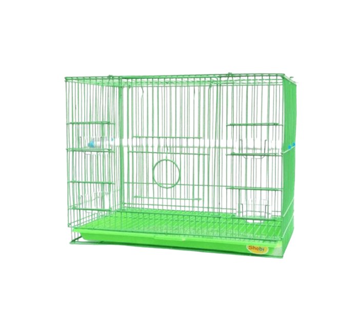 Shobi Bird Cage#600 - กรงนกพร้อมอุปกรณ์ (46x31x33cm) (324317)