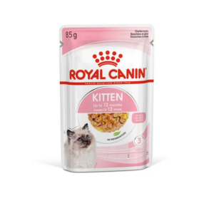 อาหารเปียกลูกแมว 323458 Royal Canin Kitten Jelly - อาหารเปียกลูกแมวในน้ำเจลลี่ 85g