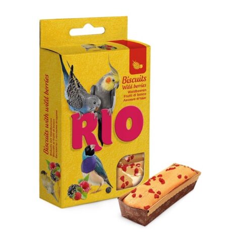 Rio Biscuits with Wild Berries for Birds - ขนมนก บิสกิตผสมผลเบอร์รี่ป่า 35g