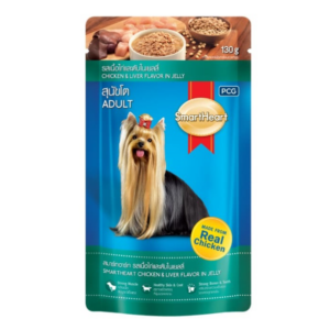 ภาพหน้าจอเมื่อ 2026-02-11 13-51-52 SmartHeart Pouch Chicken&Liver Flavor in Jelly - อาหารเปียกสุนัขแบบซอง รสไก่ & ตับในเยลลี่ 130g (332802)