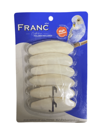 Franc Holder Included - กระดองปลาหมึก แคลเซียมสูง (3.5นิ้ว/6ชิ้น) (345097)
