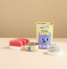 Cats Taste Pouch Tuna Topped With Shirasu Jelly - อาหารแมวเปียกสูตรปลาทูน่าหน้าชิระสุในเยลลี่ 75g (345005)